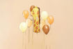 Picture of FOIL BALLOON NUMBER 1 GIRAFFE 31 X 82CM